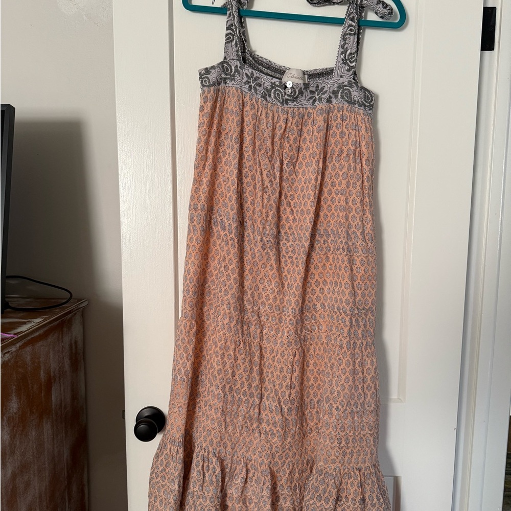 Cleobella Tie Strap Maxi Dress